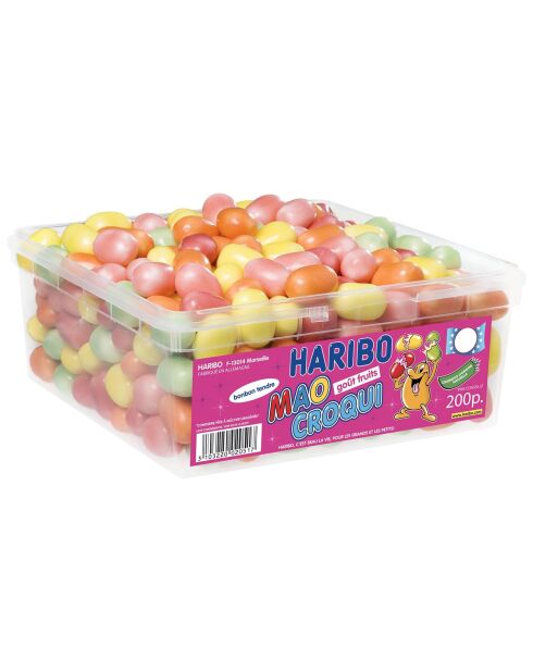 Boite de bonbons Mao Croqui fruits 220 pièces