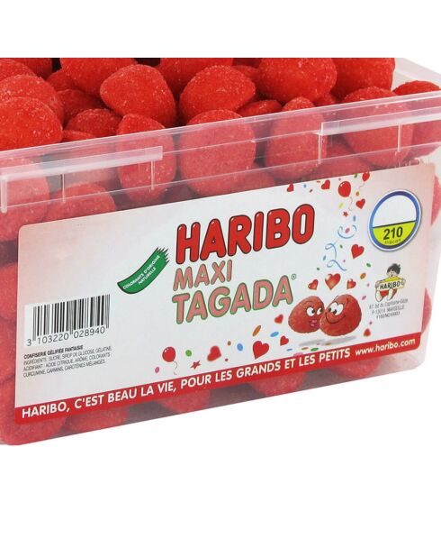 Caja de caramelos Maxi Tagada de 210 piezas
