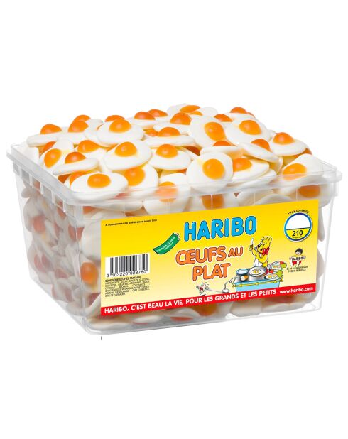 Caja de caramelos de huevo frito de 210 piezas