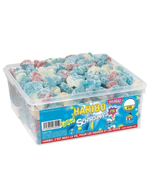 Boites de bonbons Schtroumpfs Pik 210 pièces
