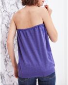Bustier  en Coton & Cachemire campanule