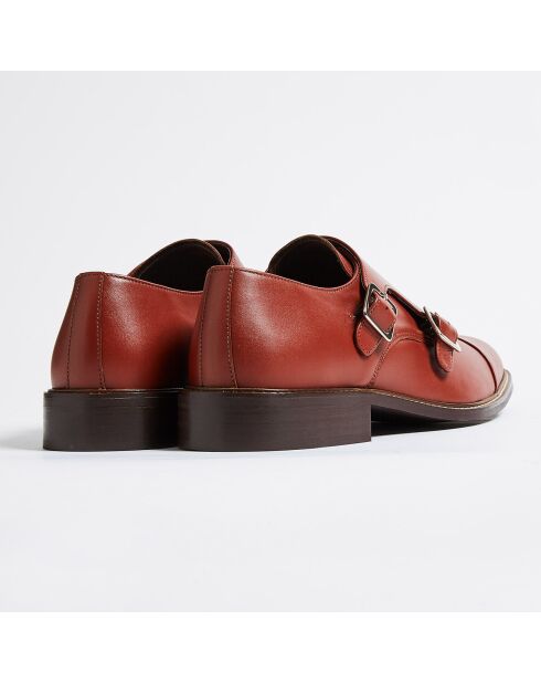 Monks Guillaume  en Cuir lisse marron