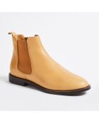 Chelsea Boots Jules en Cuir grainé cognac