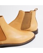 Chelsea Boots Jules en Cuir grainé cognac