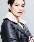 Trench en Cuir Electra noir