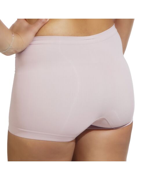 Boxer taille haute blush