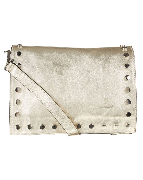 Golden Iris Schultertasche aus Leder — 20x16x10,5 cm