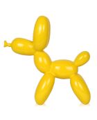 Sculpture Pop Art Chien  jaune - 27x26x9.5 cm