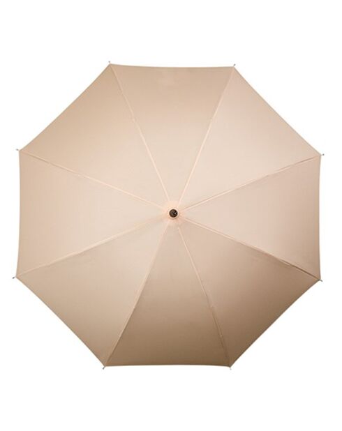 Parapluie poignée bois beige