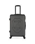 3 koffers + Vanity 4 wielen Damon 55/65/75 cm donkergrijs