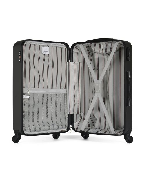 3 Koffer + Vanity 4 Rollen Damon 55/65/75 cm dunkelgrau