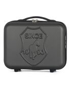 3 koffers + Vanity 4 wielen Damon 55/65/75 cm donkergrijs