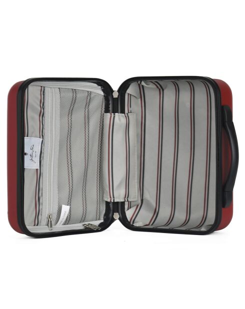 3 Einradkoffer + Vanity Damon 55/65/75 cm burgunderrot