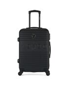 Valise Cabine 4 roues Fred 55 cm noire
