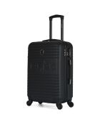 Valise Cabine 4 roues Fred 55 cm noire