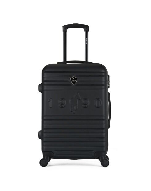 Valise Moyen Séjour 4 roues Fred 65 cm noire