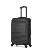 Valise Moyen Séjour 4 roues Fred 65 cm gris foncé