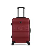 Valise Moyen Séjour 4 roues Fred 65 cm rouge bordeaux
