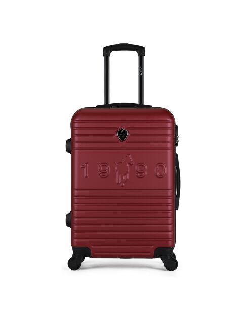 Valise Moyen Séjour 4 roues Fred 65 cm rouge bordeaux
