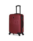Valise Moyen Séjour 4 roues Fred 65 cm rouge bordeaux