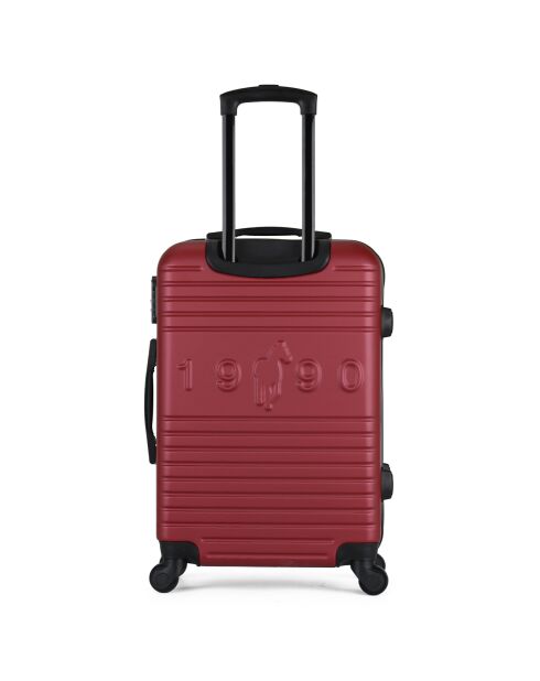Valise Moyen Séjour 4 roues Fred 65 cm rouge bordeaux