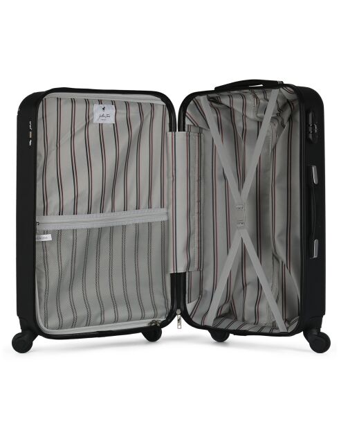 Porter Mittelgroßer Reisekoffer mit 4 Rädern, 65 cm, Schwarz