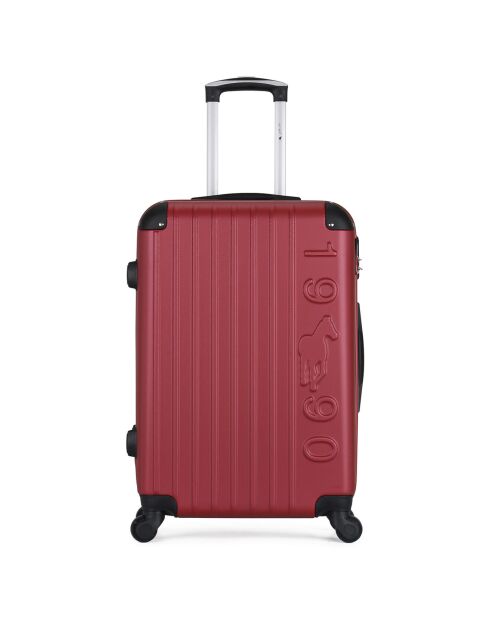 Valise Long Séjour 4 roues Porter 75 cm rouge bordeaux