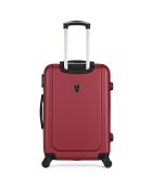 Valise Moyen Séjour 4 roues Porter 65 cm rouge bordeaux