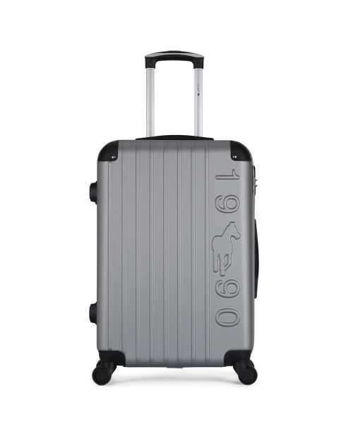 Valise Moyen Séjour 4 roues Porter 65 cm grise