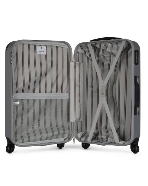 Valise Moyen Séjour 4 roues Porter 65 cm grise