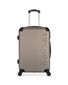 Valise Moyen Séjour 4 roues simples Porter 65 cm dorée