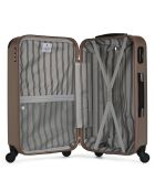 Valise Cabine 4 roues simples Porter 55 cm dorée