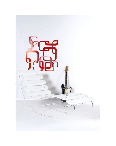 Transat Seagull transparent - 65x205x47/70 cm