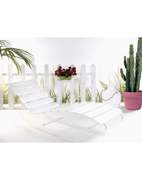 Transat Seagull transparent - 65x205x47/70 cm