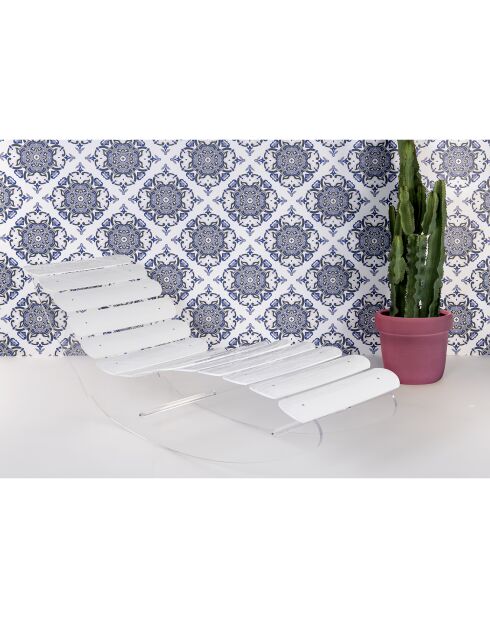 Transat Seagull transparent - 65x205x47/70 cm