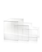 3 Tables basses Trix transparentes