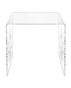 Table basse Mandala transparente - 42x40x41 cm