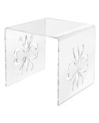 Table basse Mandala transparente - 42x40x41 cm