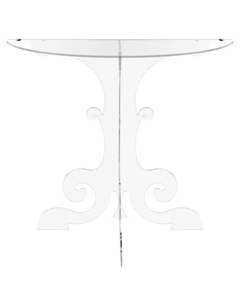 Table Amphitron transparente - 100x43x90 cm