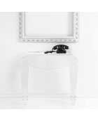 Console Luna transparente - 84x25x76 cm