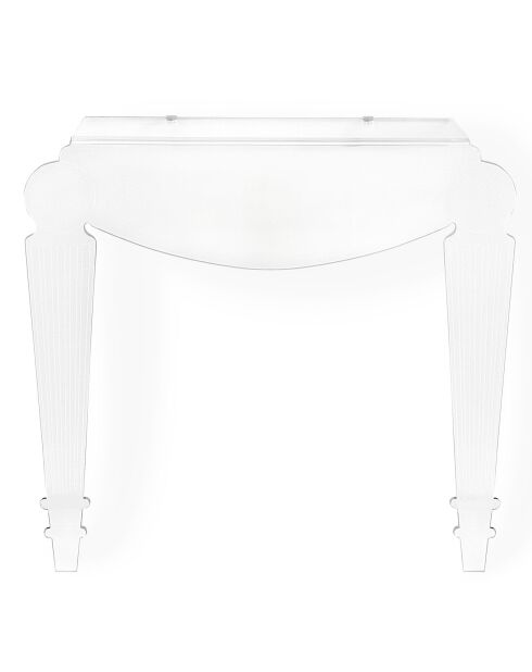 Console Luna transparente - 84x25x76 cm