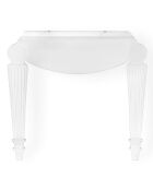 Console Luna transparente - 84x25x76 cm