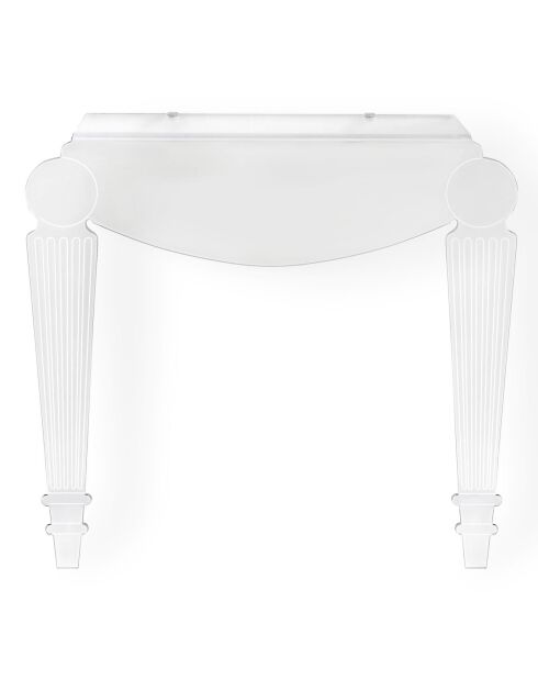 Console Luna transparente - 84x25x76 cm