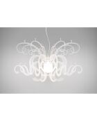 Lustre Gorgon blanc - D.88xH.52 cm