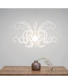 Lustre Gorgon blanc - D.88xH.52 cm
