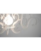 Lustre Gorgon blanc - D.88xH.52 cm