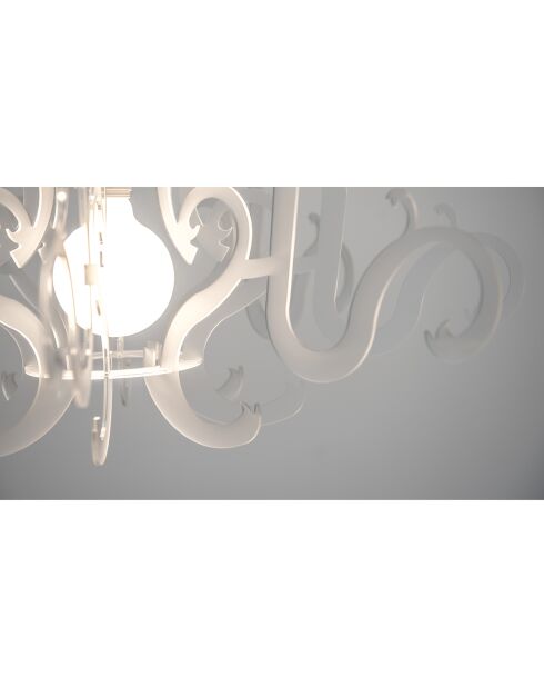 Lustre Gorgon blanc - D.88xH.52 cm