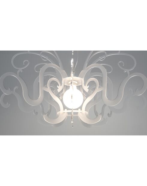 Lustre Gorgon blanc - D.88xH.52 cm