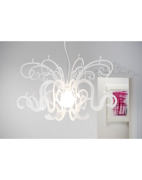 Lustre Gorgon blanc - D.88xH.52 cm