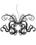 Lustre Gorgon noir -  D.88xH.52 cm